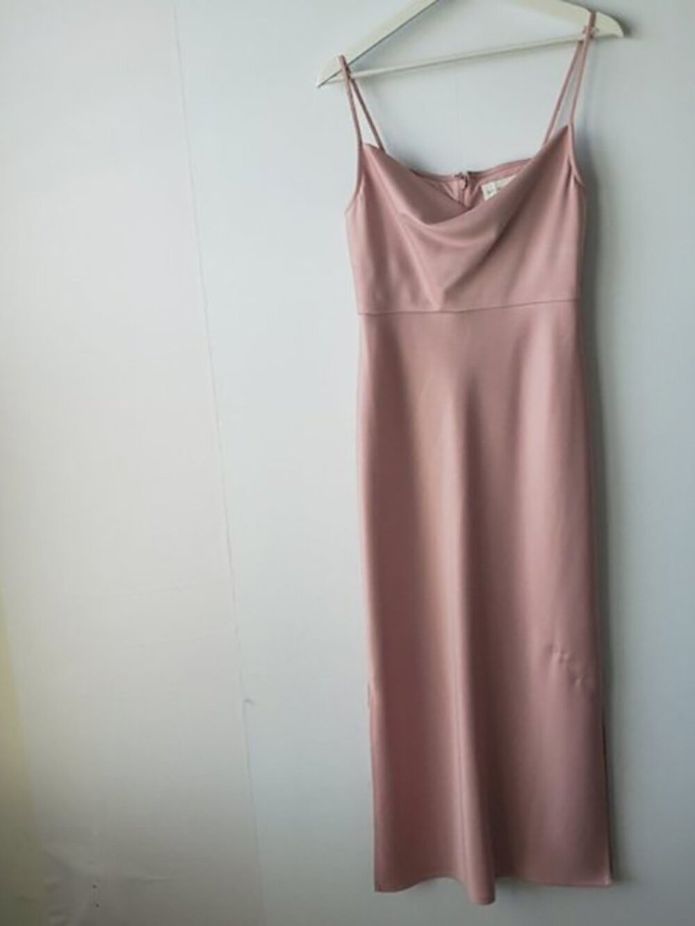 SACHIN BABI ANTHROPOLOGIE womens Midi Dress Size 8 Cali Satin Charmeuse